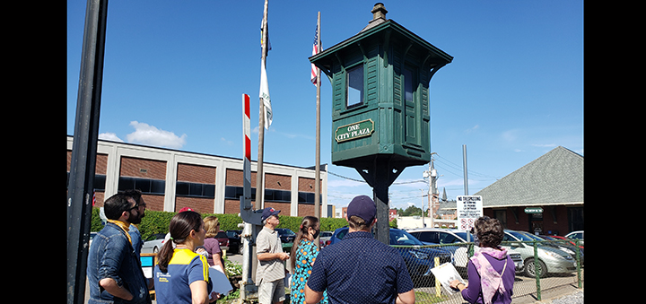 Norwich and CCHS partner to restore historic train watchtower